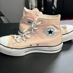 Converse Women's Light Pink High-Top Sneakers